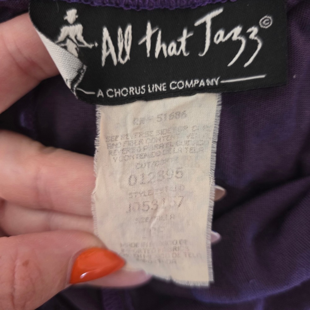 All That Jazz Purple Crushed Velvet Skater Dress Criss Cross Back Women's M 7/8 - Picture 4 of 5